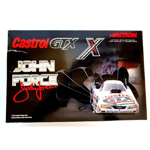 John Force Castrol GTX 2001 Mustang Funny Car Limited Edition Adult Collectible - Picture 1 of 10